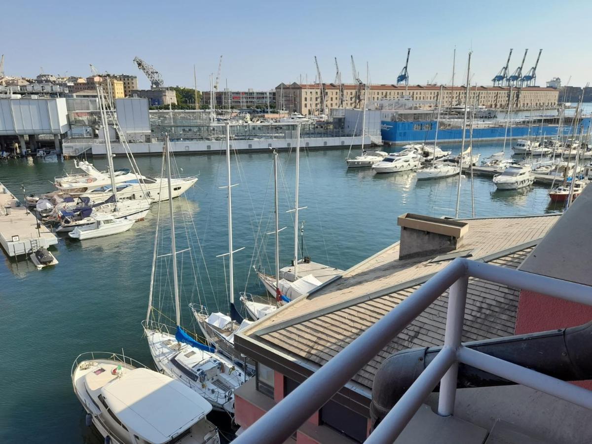 Bilocale Vista Mare Con Terrazzo-Porto Antico- Parcheggio Scontato Lejlighed Genova Eksteriør billede