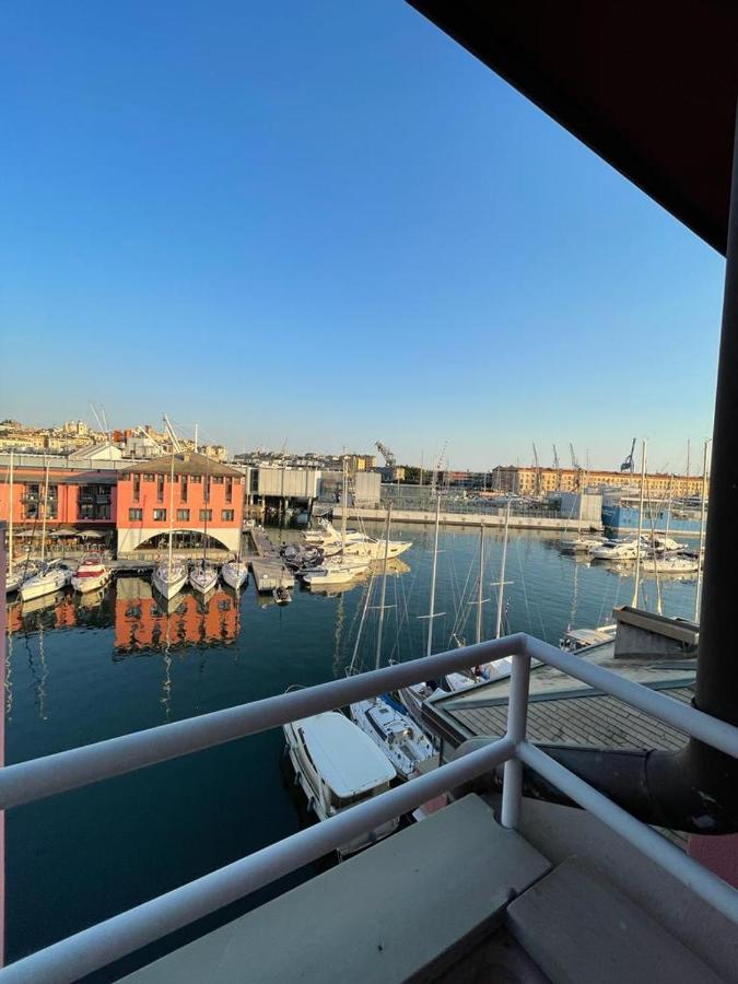Bilocale Vista Mare Con Terrazzo-Porto Antico- Parcheggio Scontato Lejlighed Genova Eksteriør billede